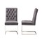 Baxton Studio Sherine Contemporary Glam and Luxe Grey Velvet Fabric and Silver Metal 2Piece Dining Chair Set 221-2PC-12907-ZORO - alternate 6